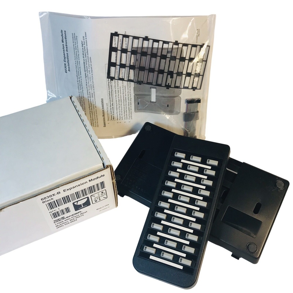 Tone Commander 6030X-B-01C 30 Button Business Phone Expansion Module Black NOS